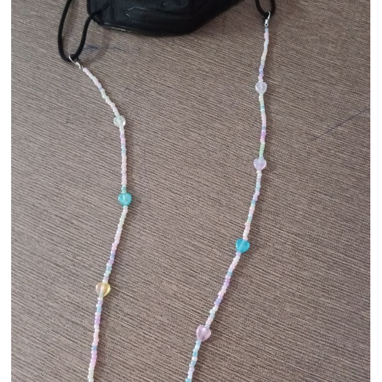 Dây đeo khẩu trang chống rớt hình tim kiểu hàn tiện lợi thời trang