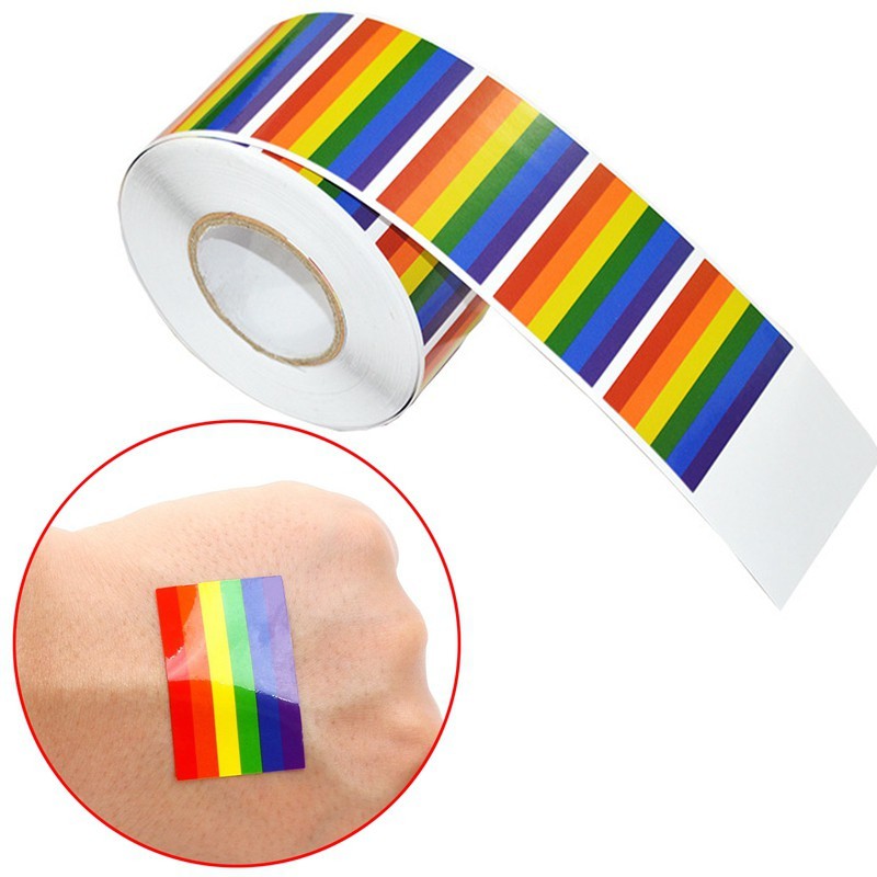 Miếng dán cầu vồng cho cộng đồng LGBT 3*5 cm