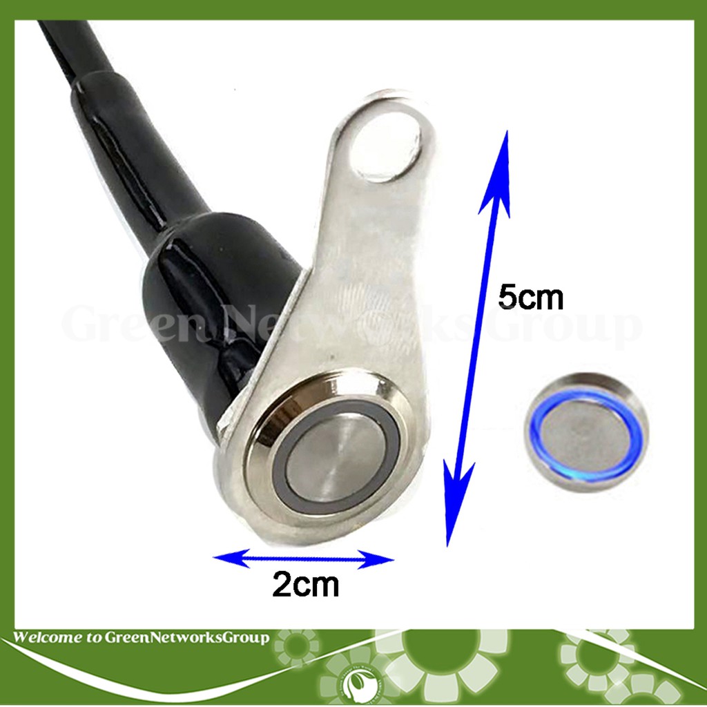 Công Tắc Led Có Pat Gắn Cùm lỗ 8 ly [Chế độ On - Off] Greennetworks