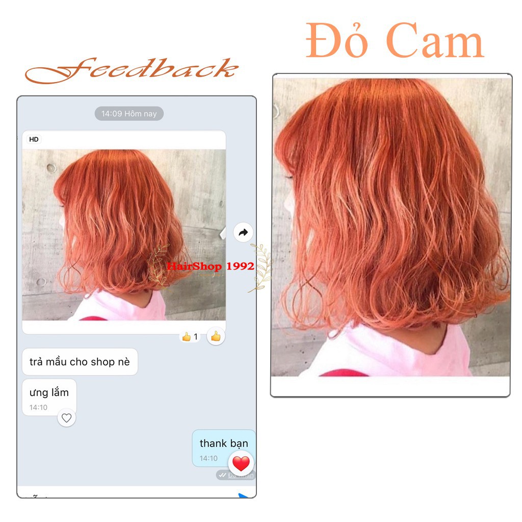 Thuốc nhuộm tóc màu Đỏ cam / Pumpkin Red