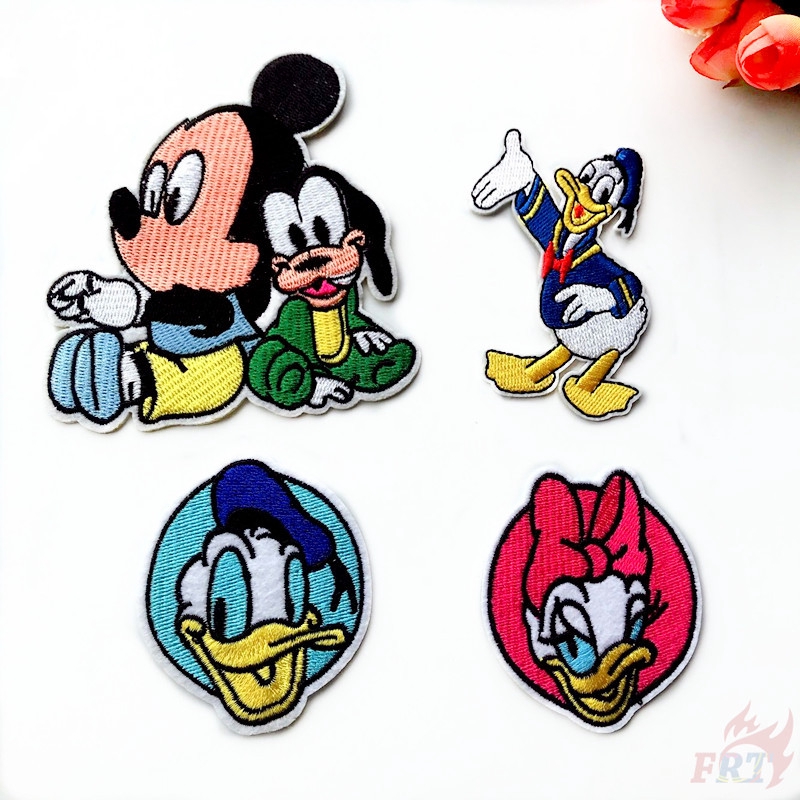 &gt; Ready Stock &lt; ☸ Mickey Mouse S-2 Patch ☸ 1Pc Disney Diy Sew on Iron On Badges Patch