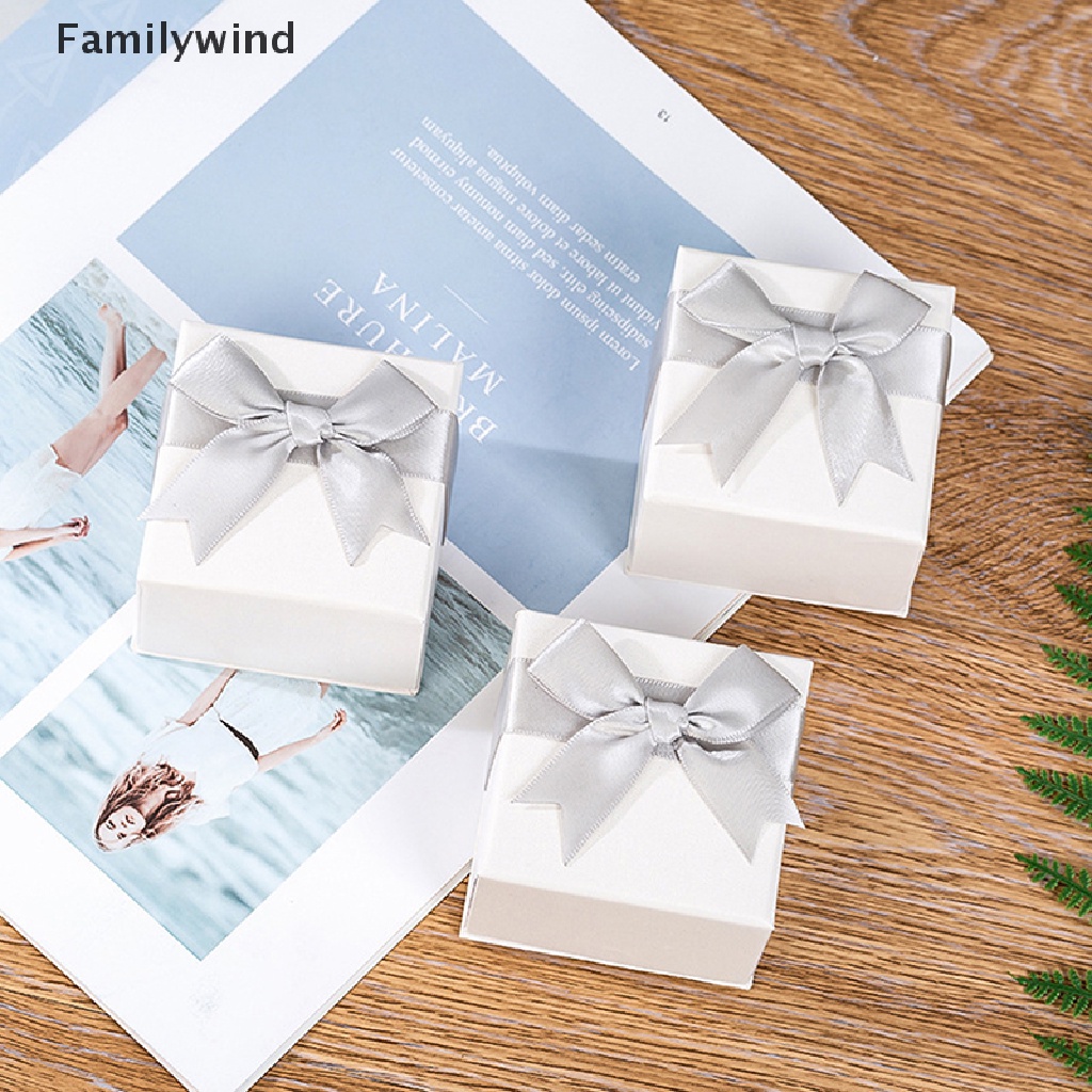 Hộp Quà Đựng Trang Sức Hình Nơ Giấy Dễ Thương