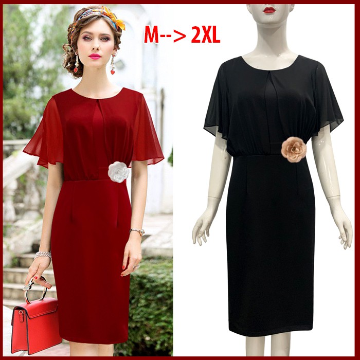 ĐẦM DỰ TIỆC NỮ DÁNG ÔM DÁNG DÀI KIỂU ĐẦM DỰ TIỆC TRUNG NIÊN CAO CẤP PHỐI VOAN CHO MẸ U40 U50 SHOP SANG CHẢNH 3331 3324 | BigBuy360 - bigbuy360.vn