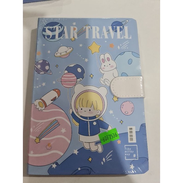 SỔ A5 CHỦ ĐỀ NHÀ DU HÀNH VŨ TRỤ NHÍ STAR TRAVEL BÌA CỨNG NAM CHÂM, GIẤY ĐẸP