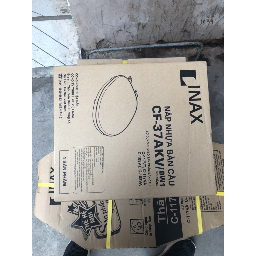 Nắp Bồn Cầu Inax CF37 ♥️Chính Hãng♥️ Thay thế cho bồn cầu C117, C108