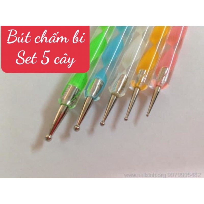 Set bút chấm bi vẽ nail