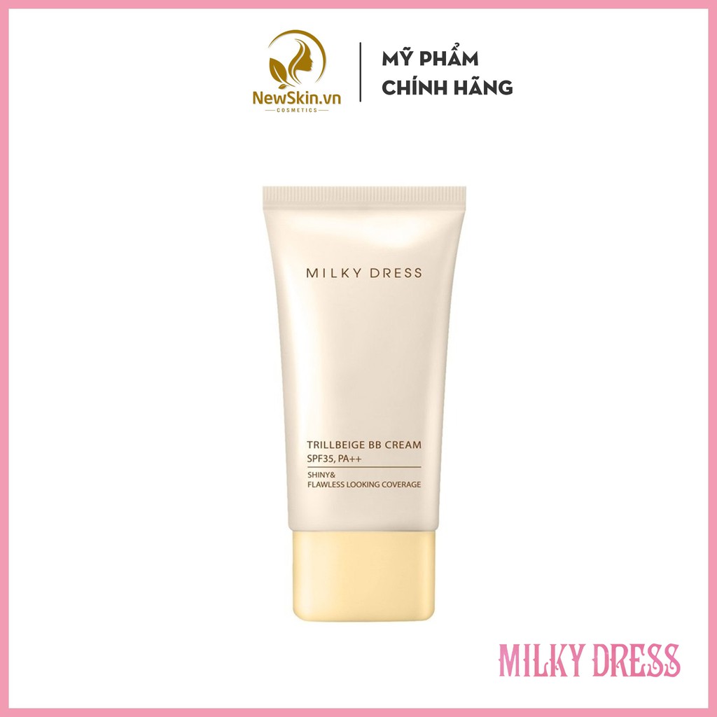 Kem lót dành cho da dầu, da hỗn hợp Milky Dress Trillbeige BB Cream - Oily &amp; Combination Type SPF35 PA++