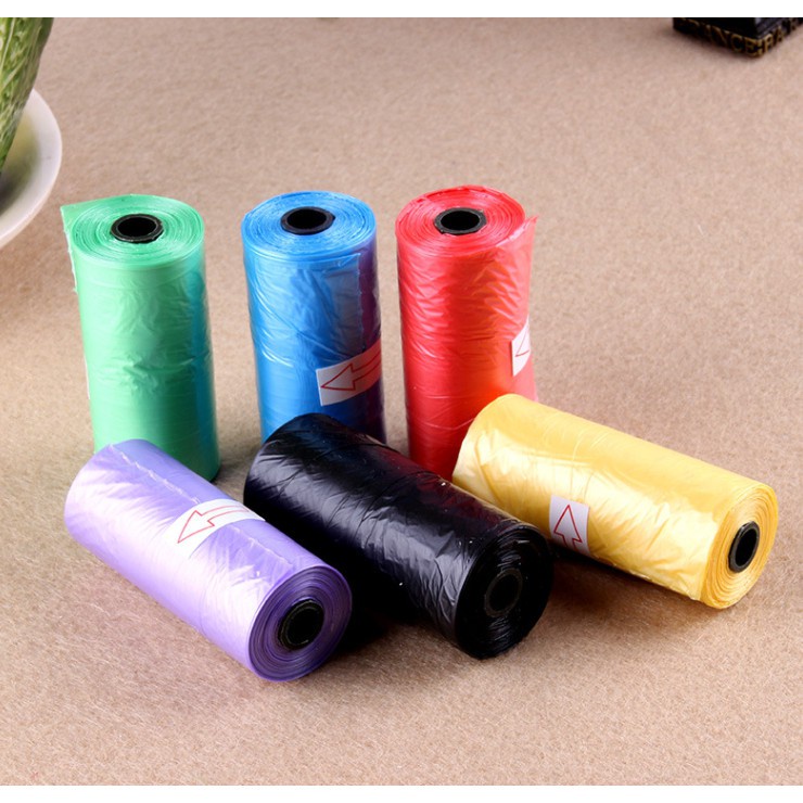 Cuộn túi đựng rác dọn vệ sinh tiện lợi dành cho thú cưng# A033