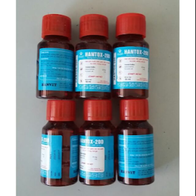 Thuốc diệt muỗi, ruồi, ve rận, mạt gà Hantox 200 - 50ml