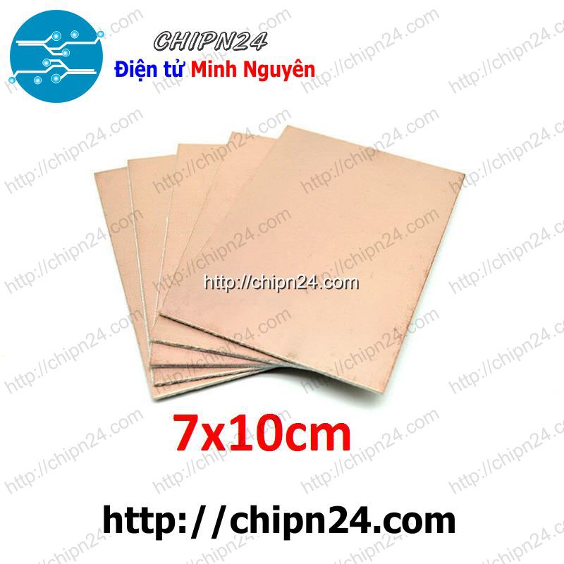 [1 TẤM] Phíp Đồng Thủy Tinh 7x10cm (2 Mặt)