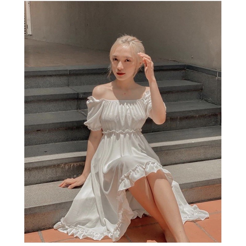 VÁY ĐI CHƠI - LIZZY DRESS - VÁY COTTON HỚT TRƯỚC - V0058 | BigBuy360 - bigbuy360.vn