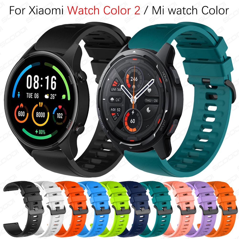 Dây Đeo Silicon Mềm Cho Đồng Hồ Thông Minh Xiaomi Watch Color 2 / Mi Watch