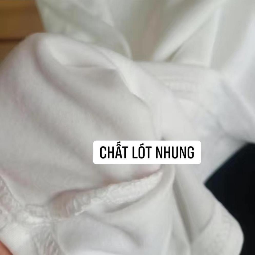 Áo cổ cao body trơn giữ nhiệt lót nỉ | BigBuy360 - bigbuy360.vn