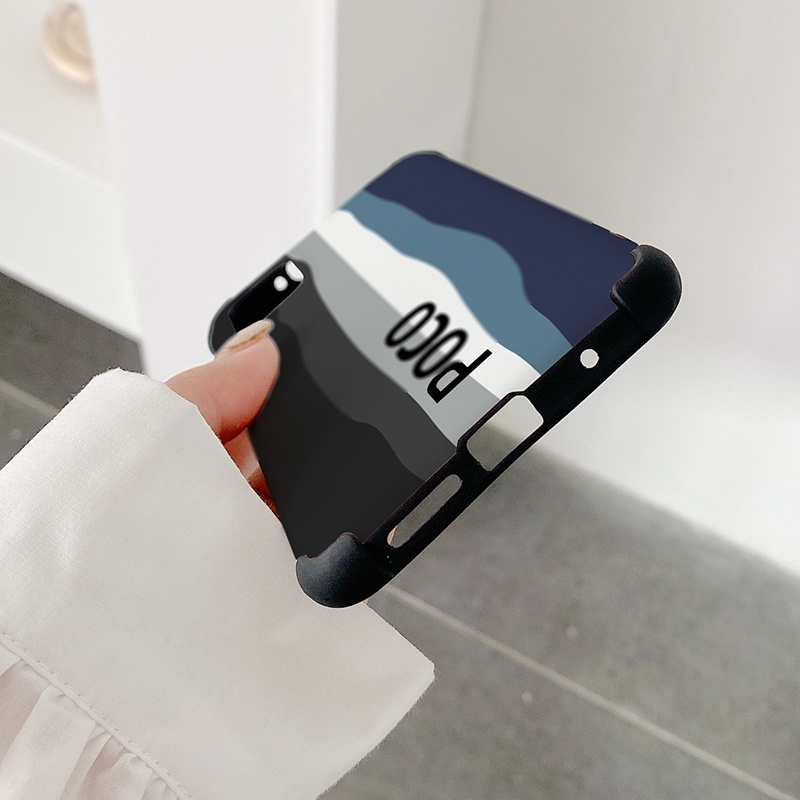 Ốp điện thoại silicon màu gradient cầu vồng cho Xiaomi Poco M3 X3 Pro NFC