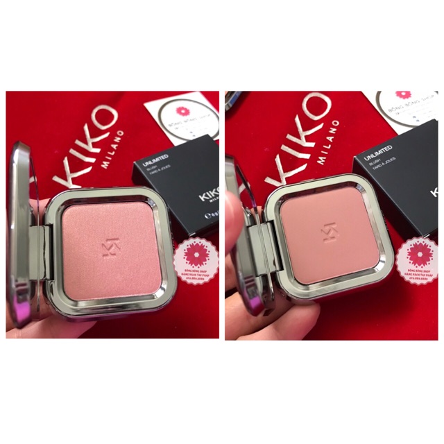 (Chuẩn Pháp-sẵn 05 màu) Phấn má KIKO Unlimited Blush