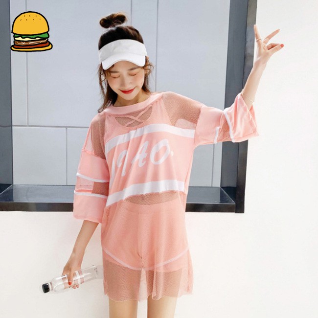 Bộ Đồ Bơi Thể Thao Kèm Áo Khoác Ngoài Quyến Rũ Cho Nữ | BigBuy360 - bigbuy360.vn