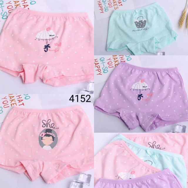 Set đôi quần chip đùi bé gái