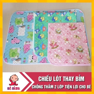 Tấm lót chống thấm cho bé 3 lớp tiện lợi cho be bé thay tả