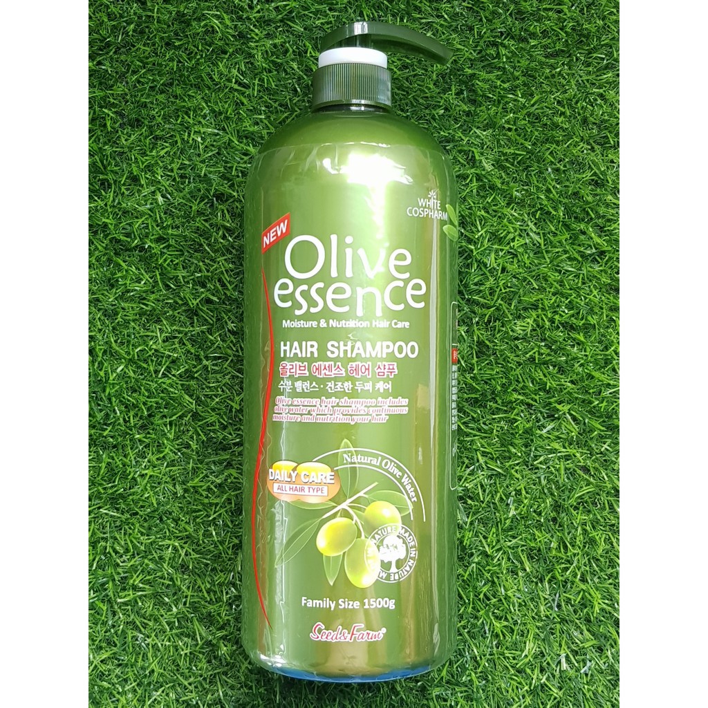 Dầu gội và xả Organia Seed & Farm Olive Essence Hair Shampoo 1500ml