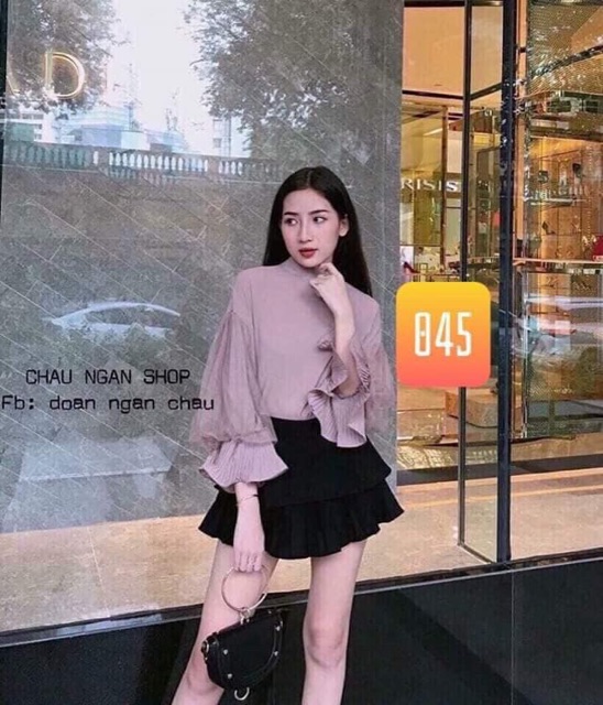 [ Mã WASTRUN4 giảm 10% tối đa 30K đơn 99K] Chân váy ngắn 2 tầng( dưới xếp li) | BigBuy360 - bigbuy360.vn