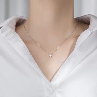 Dây chuyền bạc hạt ngọc