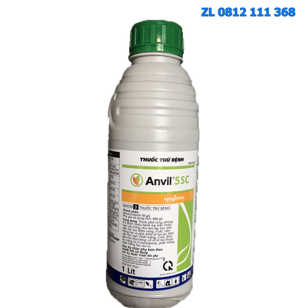 Thuốc trừ nấm bệnh Anvil 5SC chai 1 lít chính hãng Syngenta -Thuỵ Sỹ