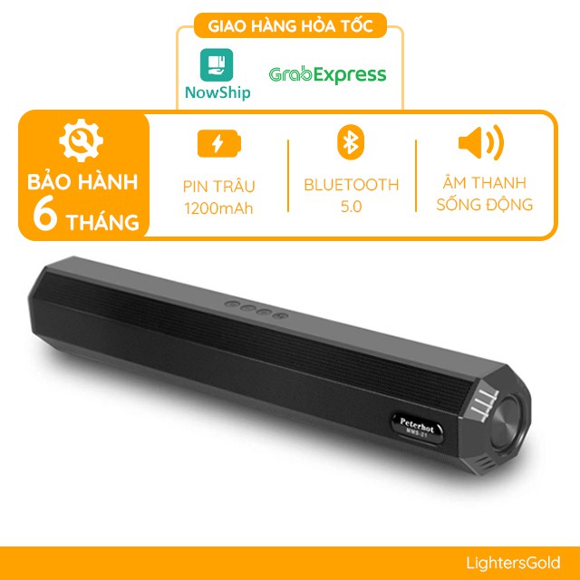 Loa Thanh Soundbar Bluetooth A21 Thiết Kế Nổi Bật Dùng Cho Tivi Máy Vi Tính PC Laptop - Loa Công Suất Lớn