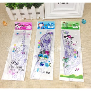 bộ 4 thước kẻ học sinh