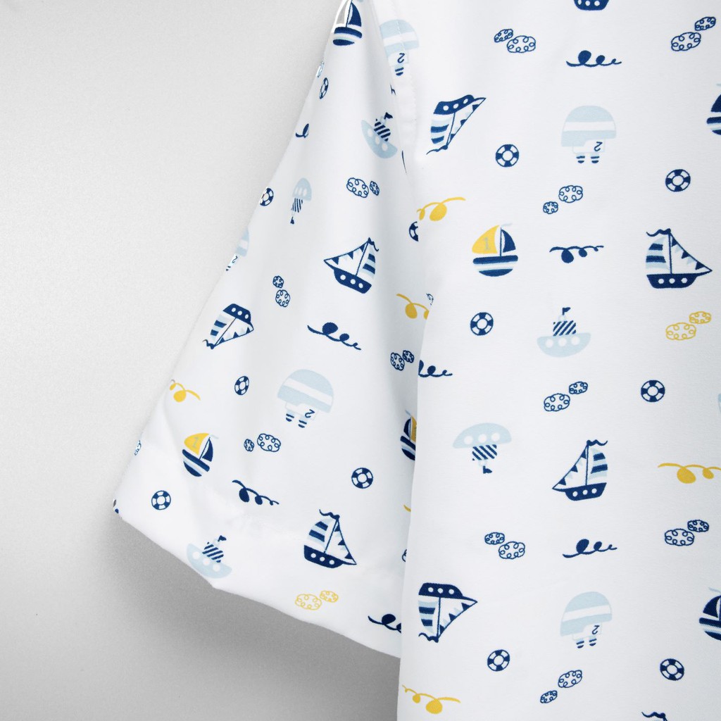 [CHÍNH HÃNG] Áo sơ mi ngắn tay👘 áo sơ mi nam đẹp vải mát hoạ tiết sang trọng màu trắng| BASICHOUSE | BigBuy360 - bigbuy360.vn