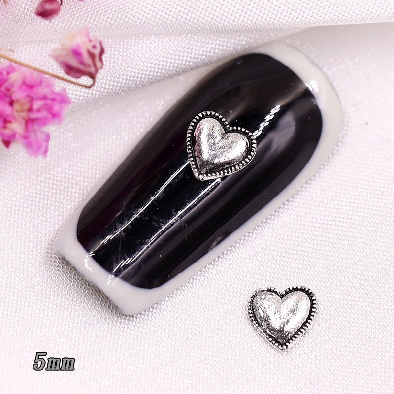 Charm nail chrome thánh giá mỏ neo trái tim ông sao khiêng cổ siêu hot