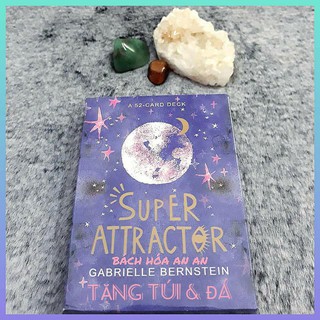 🎁 Bộ bài tarot - bài oracle - Super attractor oracle card 52 lá - tặng kèm túi đá/ khăn đá