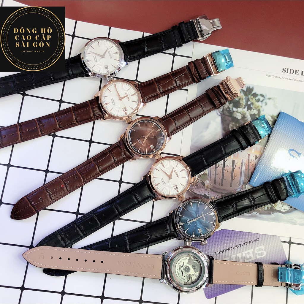 Đồng Hồ Nam Seiko Automatic - Cơ Tự Động - Dây Da - 42mm