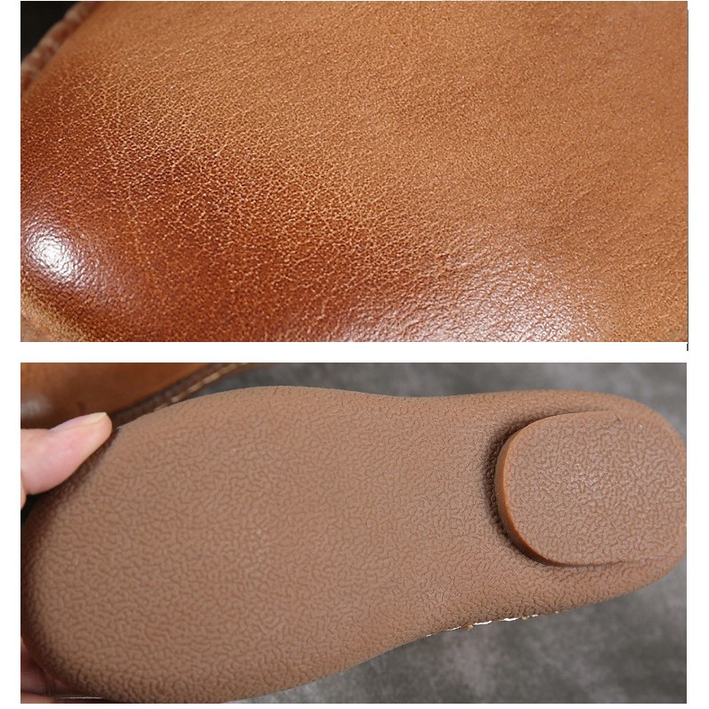 G041-Giày ENDA Kisuhi Da Thật Handmade Cổ Cao | BigBuy360 - bigbuy360.vn