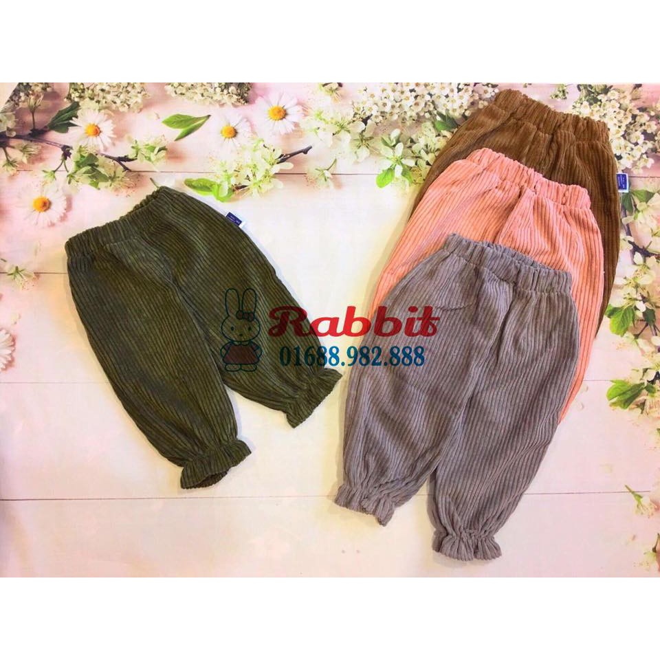 Quần nhung tăm bo gấu(hàng sale không đổi trả)