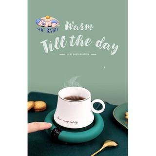 ĐẾ HÂM NÓNG ĐỒ UỐNG -TRÀ, CÀ PHÊ, SỮA VÀ CÁC LOẠI ĐỒ UỐNG, TRÒN XANH