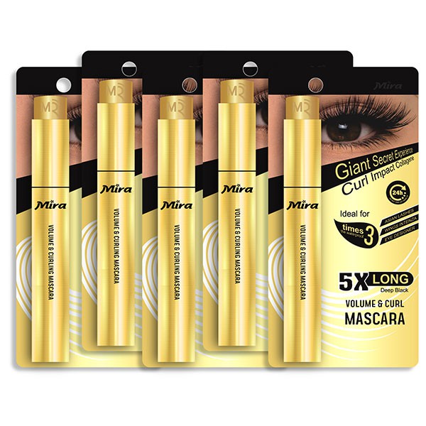 Mascara Làm Cong Và Dày Mi Mira Volume &amp; Curl Mascara