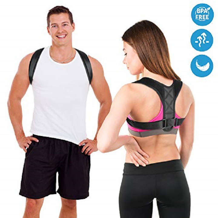 Đai Chống Gù Lưng, Cong Vẹo, Định Hình Cột Sống, Cổ, Vai, Gáy-Đai Định Hình Cơ Thể Chống Gù Lưng