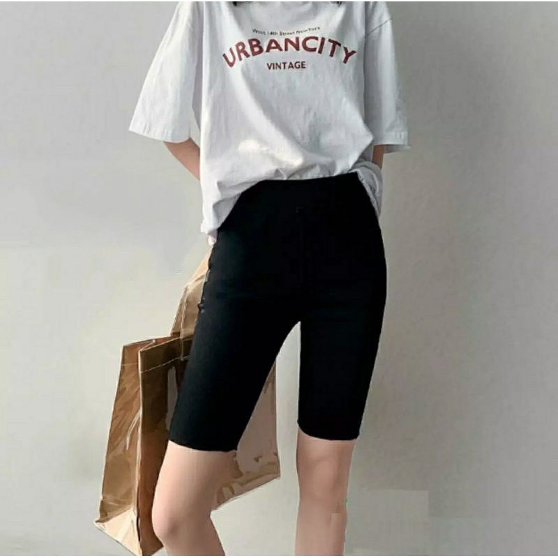 Quần legging lửng cạp chun vải thun cao cấp cực kỳ tôn dáng co giãn tốt | BigBuy360 - bigbuy360.vn