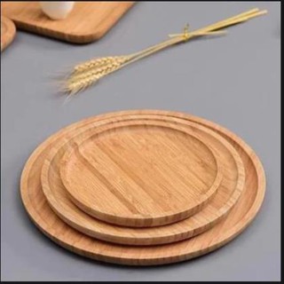 Khay Đĩa gỗ tre decor nhiều hình dáng, gỗ đẹp.