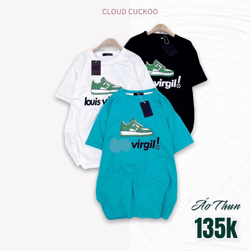 Áo Thun Hình Đôi Giầy Sneaker Phong Cách Chất Thun Mềm Mịn Mát - Mã Số: L13061