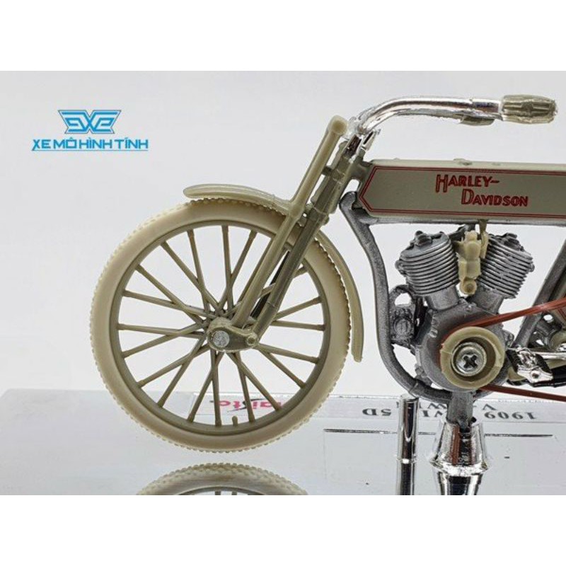 XE MÔ HÌNH HARLEY DAVIDSON 1909 TWIN 5D V-Twin 1:18 Maisto (XÁM)&lt;br&gt;