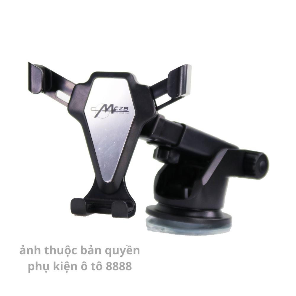 [Ảnh Thật] Giá đỡ điện thoại trên ô tô 8888 thông minh, gắn cửa gió, hút chân không, đế dính siêu chắc chắn