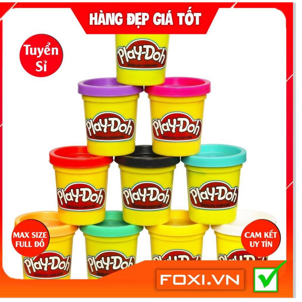 Hộp đất nặn an toàn Play Doh loại To-Hàng VNXK CLC-Tăng trí tưởng tượng và sự khéo léo cho bé