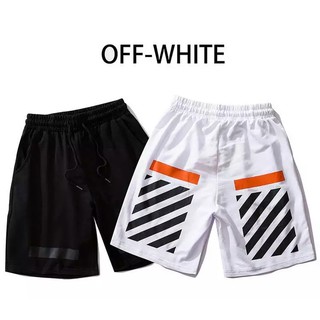 Quần Short thun OFF WHITE ORANGE Unisex