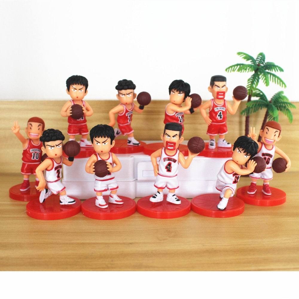 Set 5 Mô Hình Đồ Chơi Nhân Vật Trong Phim Hoạt Hình &quot;Slam Dunk&quot;
