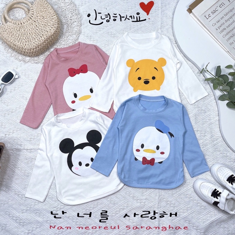 [Thu 2021] Set bộ bé trai gai hoạt hình chất liêu tici xịn sò phù hợp cho các bé size 7-17kg