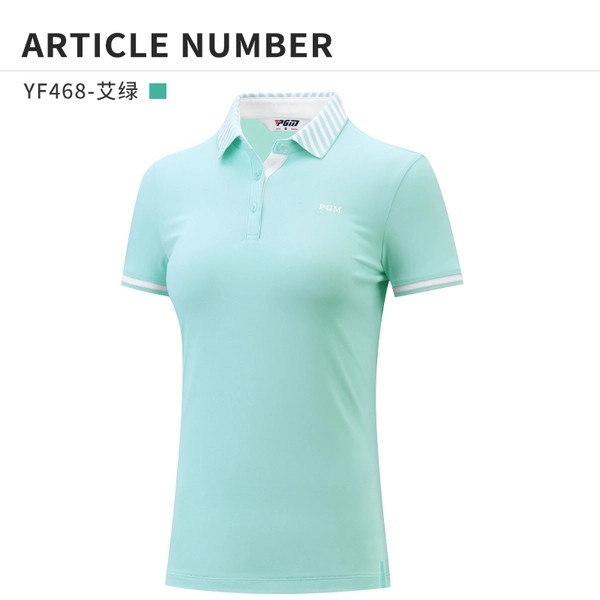 ÁO GOLF NỮ NGẮN TAY - PGM WOMEN GOLF SHIRT - YF468