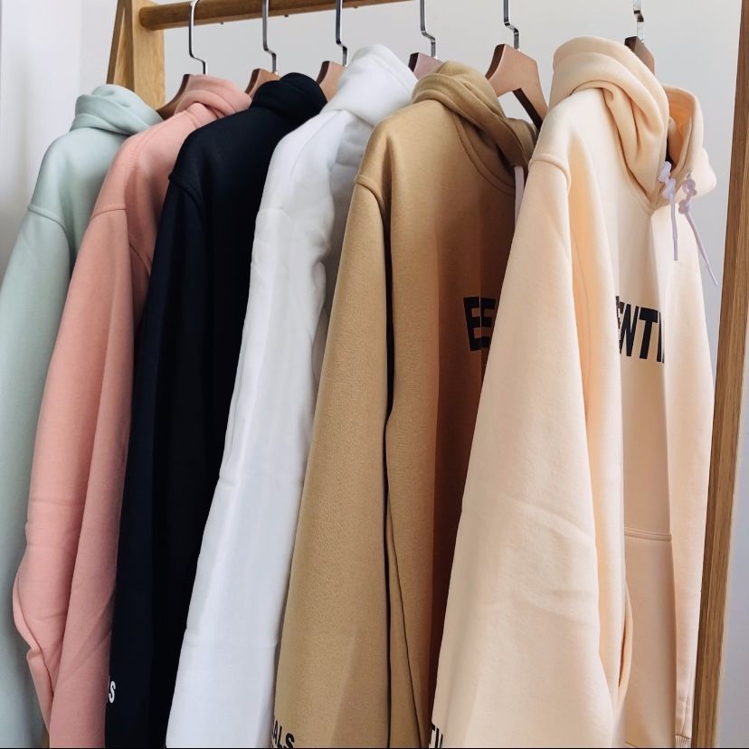 [FAFRINW12 - Giảm 8% Tối Đa 30k] Áo Khoác Nỉ Hoodie ESSENTIALS Unisex Form Rộng - 23April Fashion | BigBuy360 - bigbuy360.vn