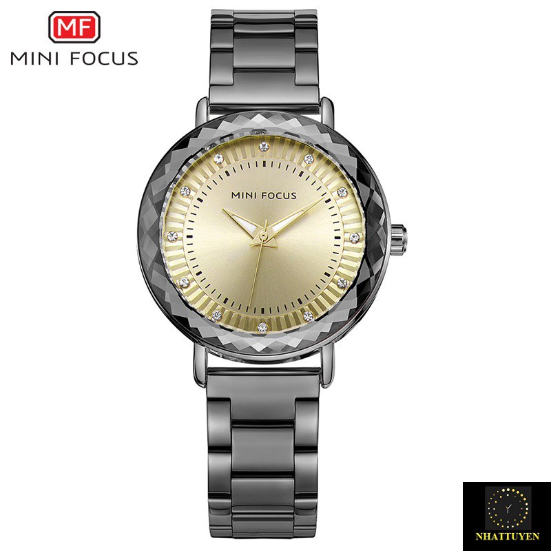 [ xả kho ] ĐỒNG HỒ NỮ MINI FOCUS 0040L MẶT TRÒN,DÂY THÉP KHÔNG GỈ
