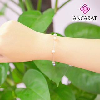 ANCARAT - Lắc tay Bạc Ngọc Trai - VT17